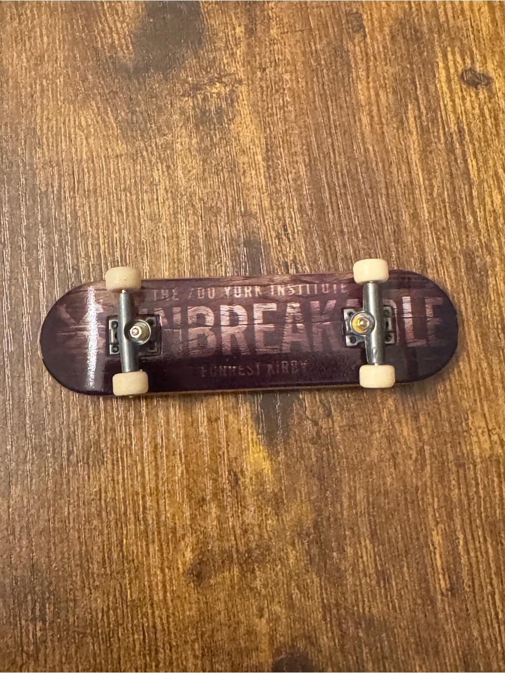 Zoo York Tech Deck Forrest Kirby Fingerboard Unbreakable‎ Skateboard Mini